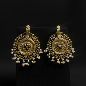 Black Mandala Earrings