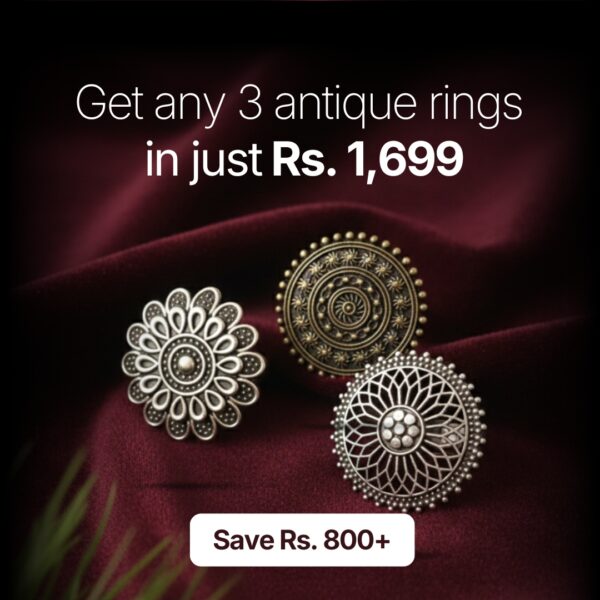 3x Antique Rings – thejoho.com