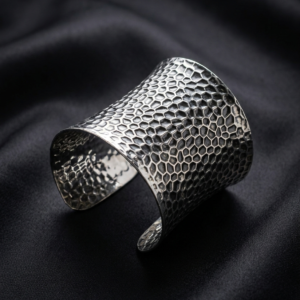 Honeycomb Silver Handcuff
