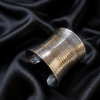 Mini Silver Wave Statement Bangle