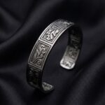 Botanical Panel Oxidised Handcuff