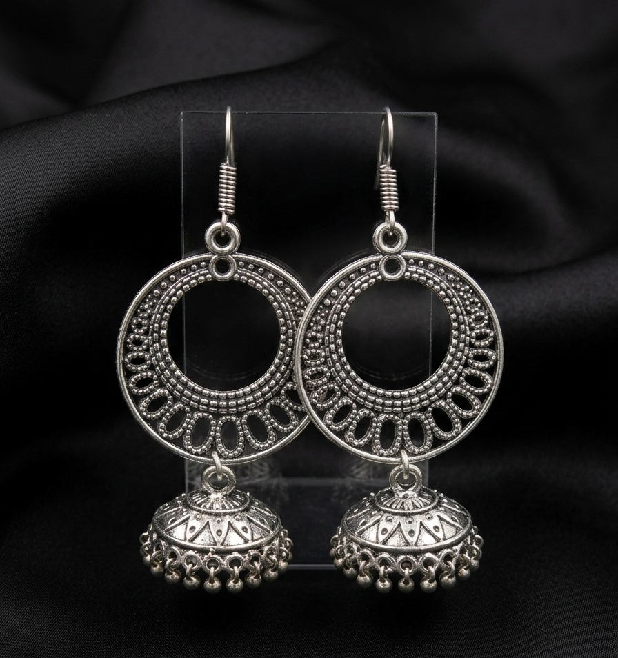 Orbit Filigree Jhumkas