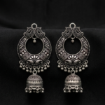 Peacock Crescent Jhumkas