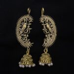 Chand Baagh Golden Earcuff