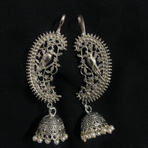 Chand Baagh Silver Earcuff