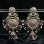 Navratna Chandbali Jhumkas