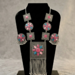 Gul-e-Bahaar Oxidised Maala Set