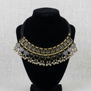 Midnight Crescent Kuchi Choker