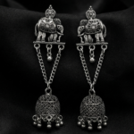 Elephant Chain Jhumkas