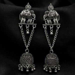 Elephant Chain Jhumkas