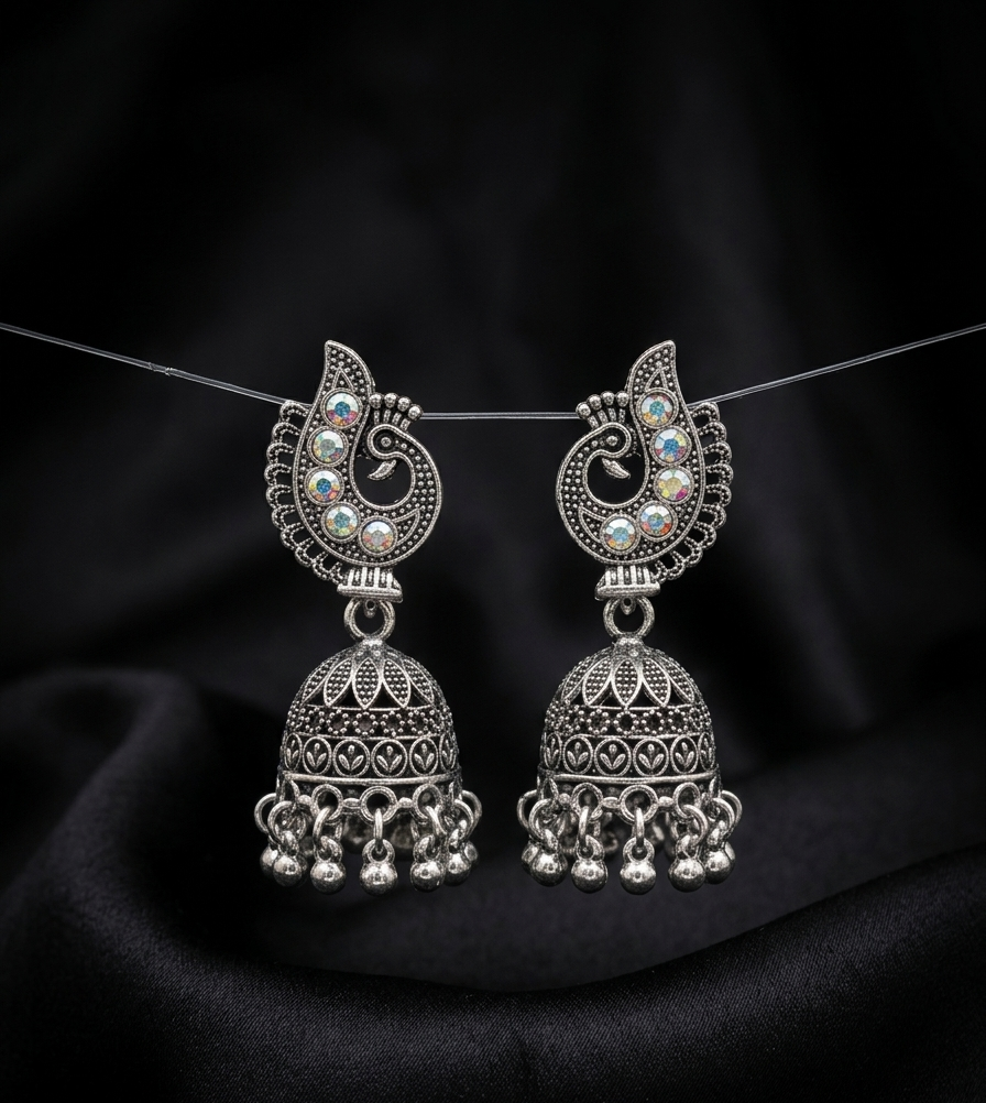 Iridescent Jhumkas