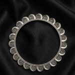 Scrollwork Oxidized bangle