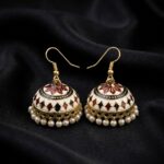 Royal Meenakari Bell Jhumkas