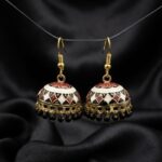 Ivory Meenakari Drops