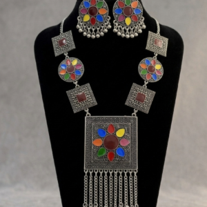 Jharokha Multicolour Maala Set