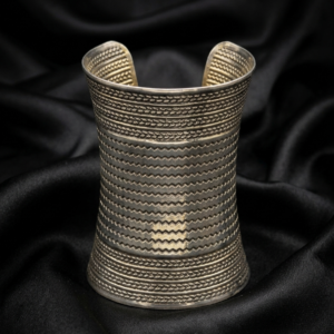 Silver Echo Statement Bangle