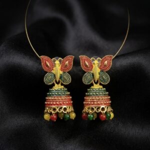 Multi Butterfly Jhumkay