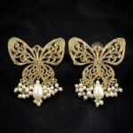 Gold Butterfly Earrings