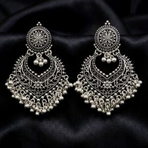 Silver Filigree Chandbalis