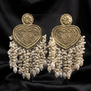Regal Heart Pearl Drops