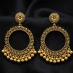 Golden Floral Hoops Chandbalis