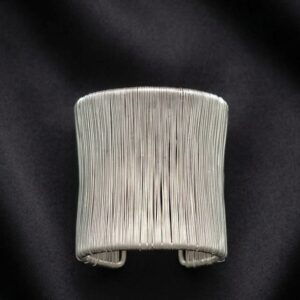 Silver Luxe Stack Cuff