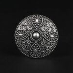 Silver Petal Medallion Ring