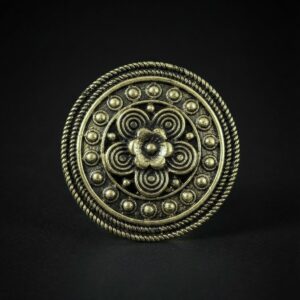 Swirl Medallion Ring