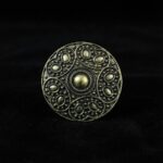 Studded Medallion Ring
