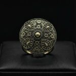 Gold Filigree Petal Ring
