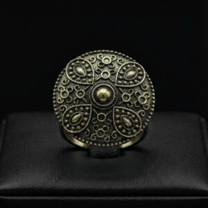 Gold Filigree Petal Ring