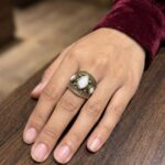 White Bohemian Ring
